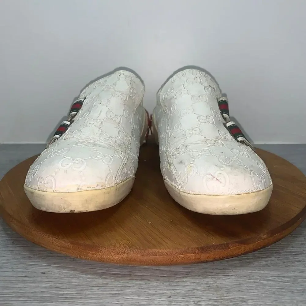 VINTAGE Gucci Boulevard Men's Sneaker Shoes with Straps Size 47 Made in Italy